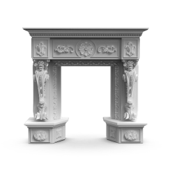 PU fireplace BL-004
