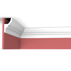 Grey Crown Molding XT-9316: Modern PU Plain Cornice Moldings