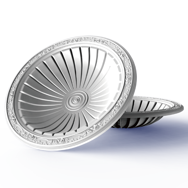 Decorative Recessed Ceiling Domes - Elegant PU Architectural Accents