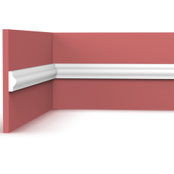 XT-9710 Curtain Crown Molding: Modern PU Plain Mouldings for Interiors