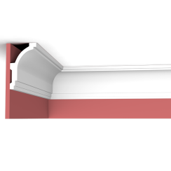 Gray Crown Molding PU Cornice - Modern Minimalist Ceiling Trim