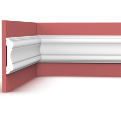 XT-9715 Straight Crown Moulding: Elegant PU Plain Mouldings for Modern Spaces