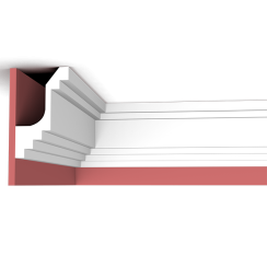 Two Piece Crown Molding: XT-9325 Minimalist PU Cornice Moldings