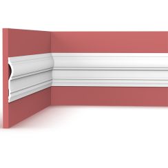 Farmhouse Simple Crown Molding: XT-9713 PU Plain Mouldings
