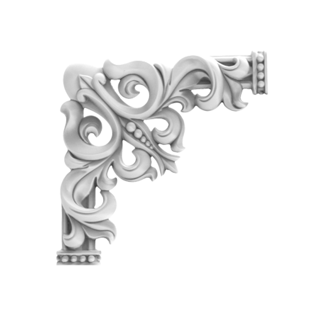 Faux wood PU corner decoration XT-9640A