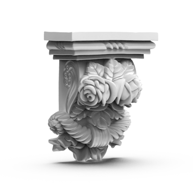 PU decorative corbel for hotel lobby  EC-3424