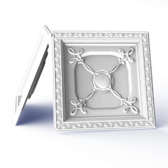Modern Square decorative ceiling light panel TH-1704
