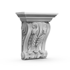 Indoor PU decorative corbel for living room EC-3419