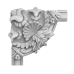 Vintage PU carved corner line XT-9638A