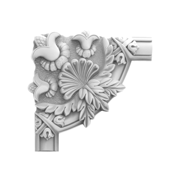 Small-sized PU corner ornament XT-96103A