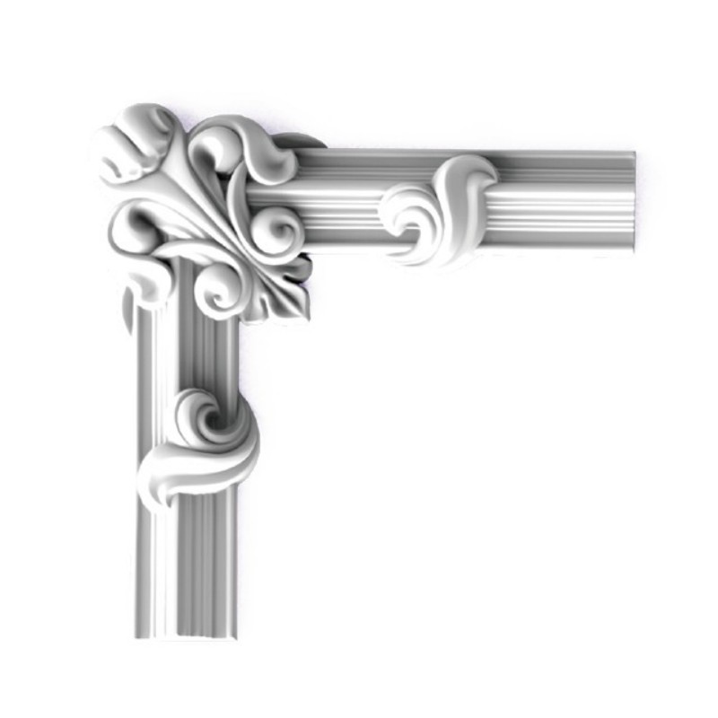 Carved PU door frame decor