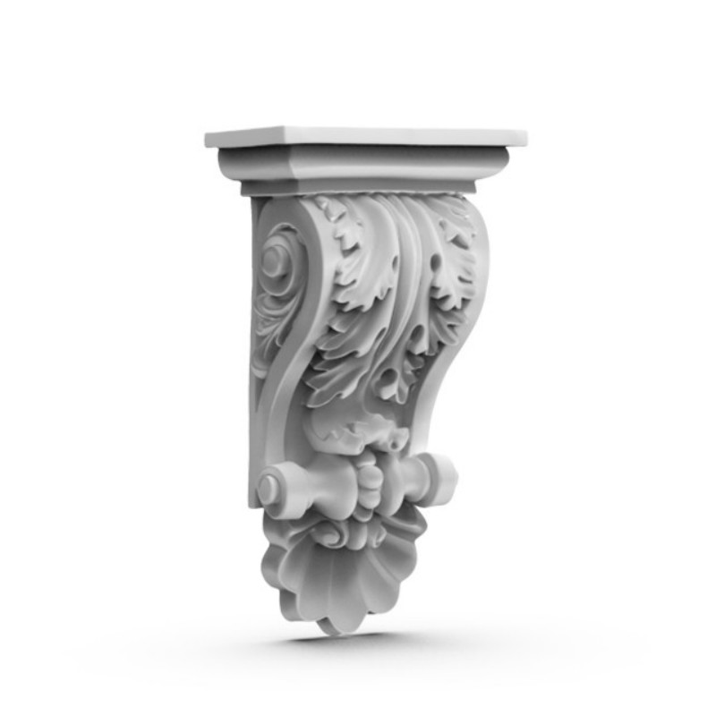 Carved PU decorative corbel
