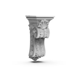 Carved PU decorative corbel