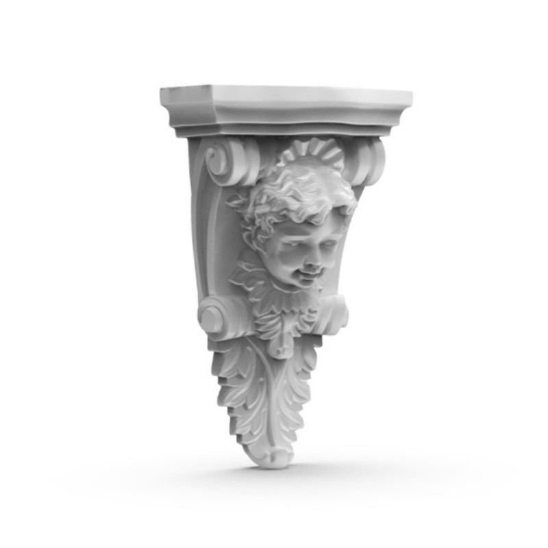 Carved PU decorative corbel
