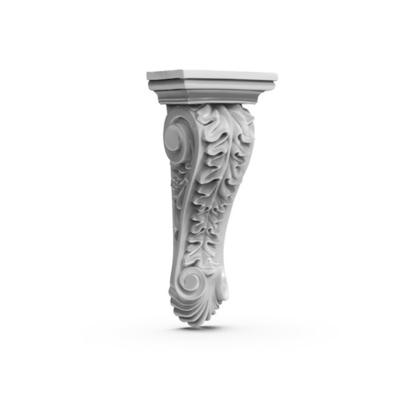 Carved PU decorative corbel