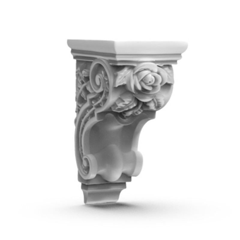 Carved PU decorative corbel