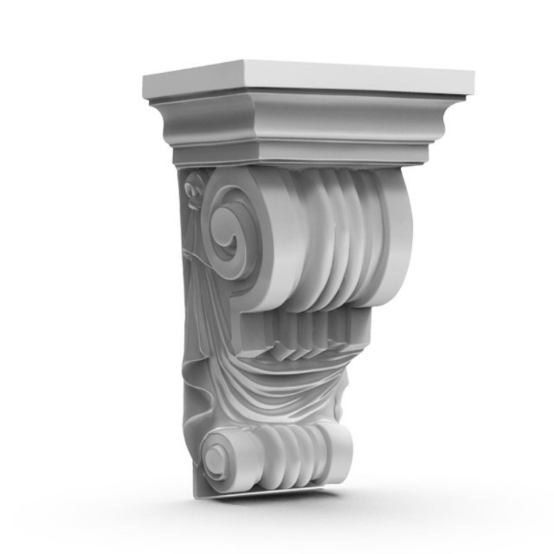 Carved PU decorative corbel