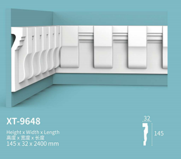 Decorative PU skirting line