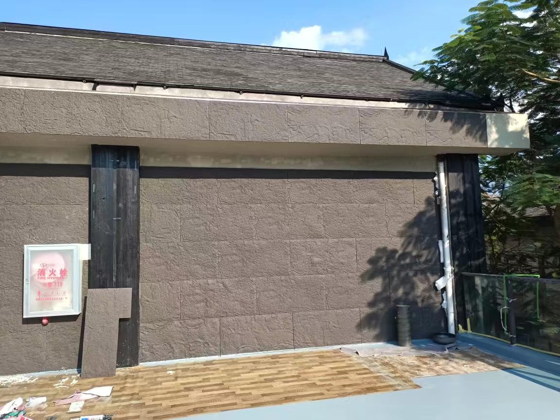 Can you use faux stone panels outside?